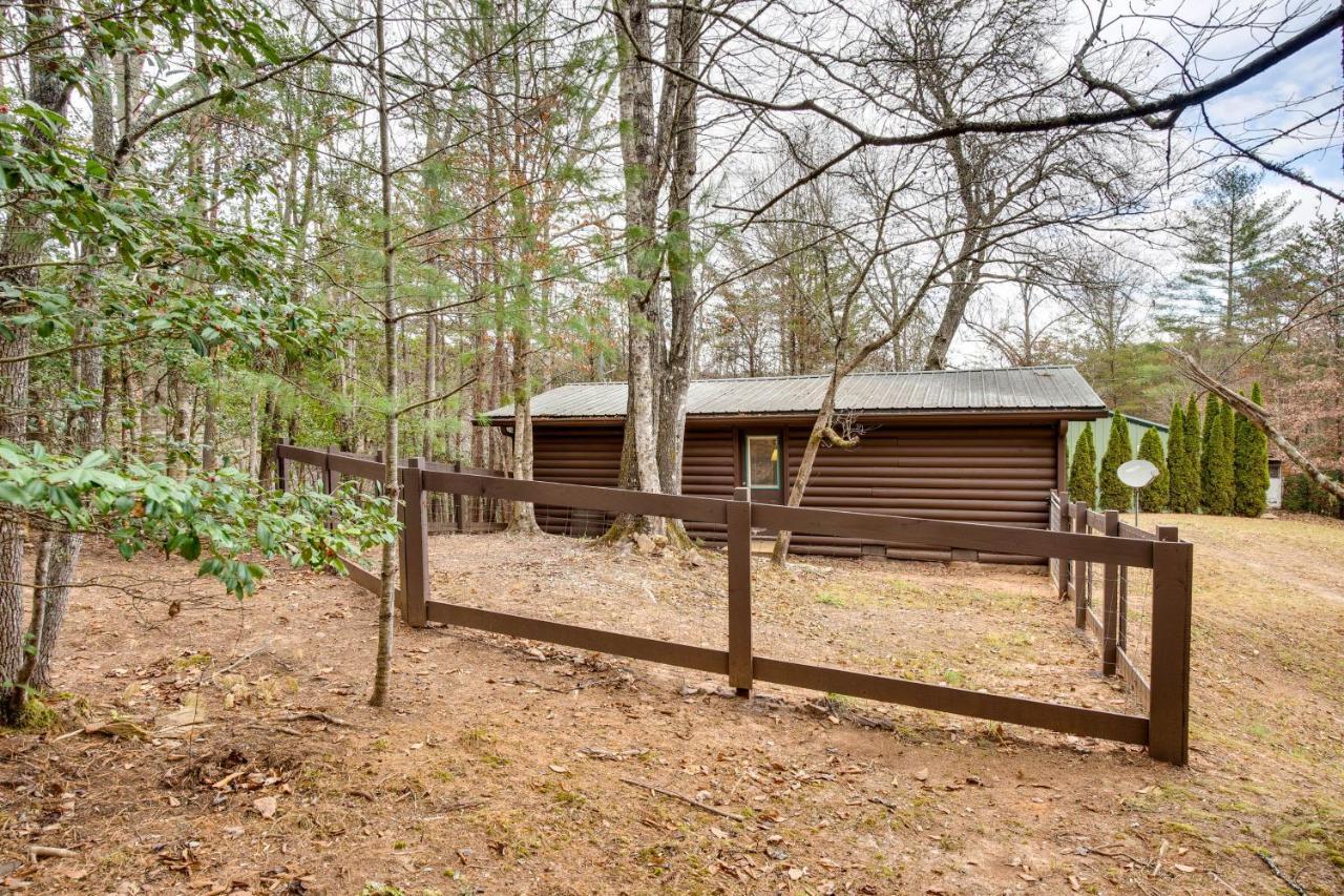 Peaceful Warne Cabin Fenced Yard And Screened Porch Brasstown 外观 照片